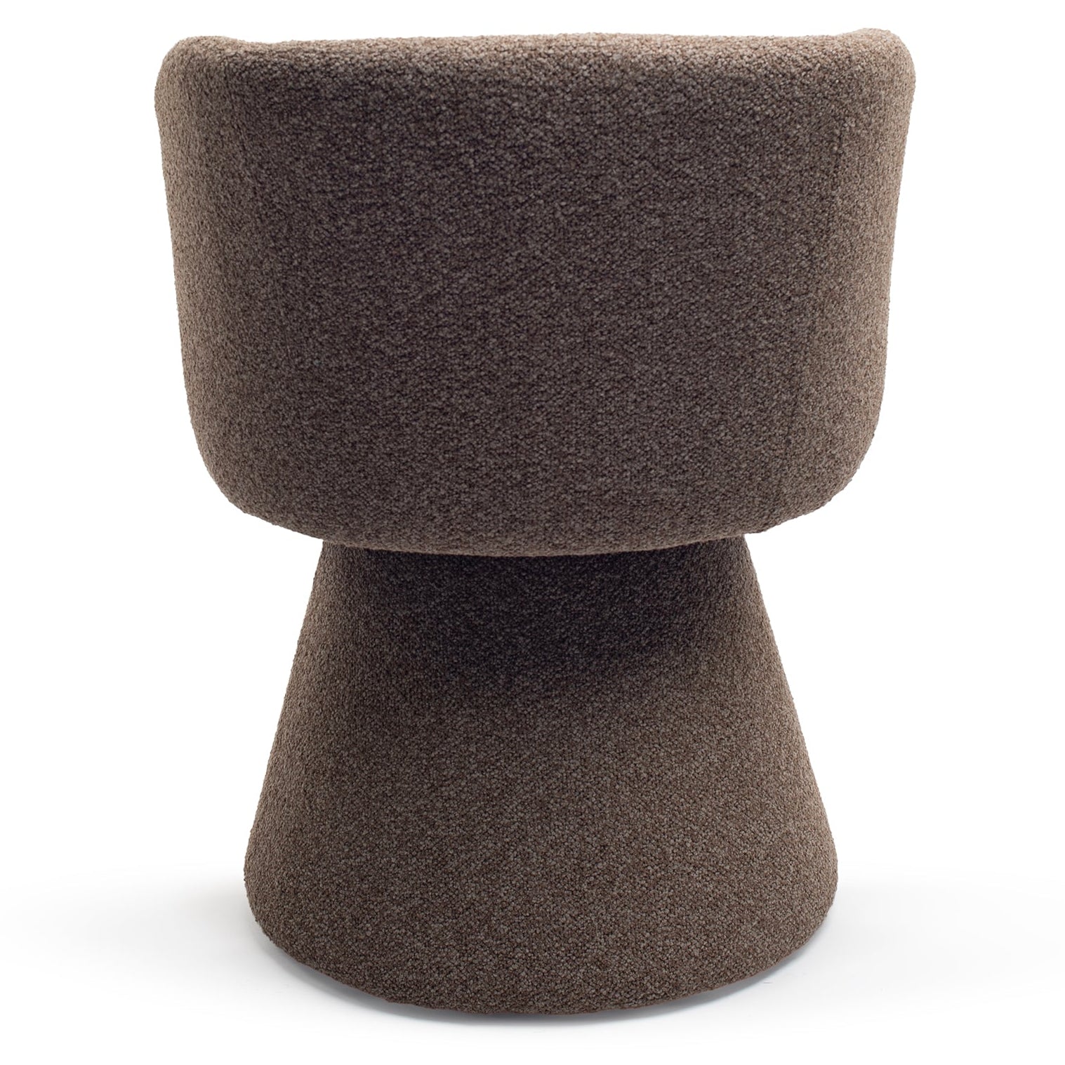 Earth Brown Fabric Dining Chair 