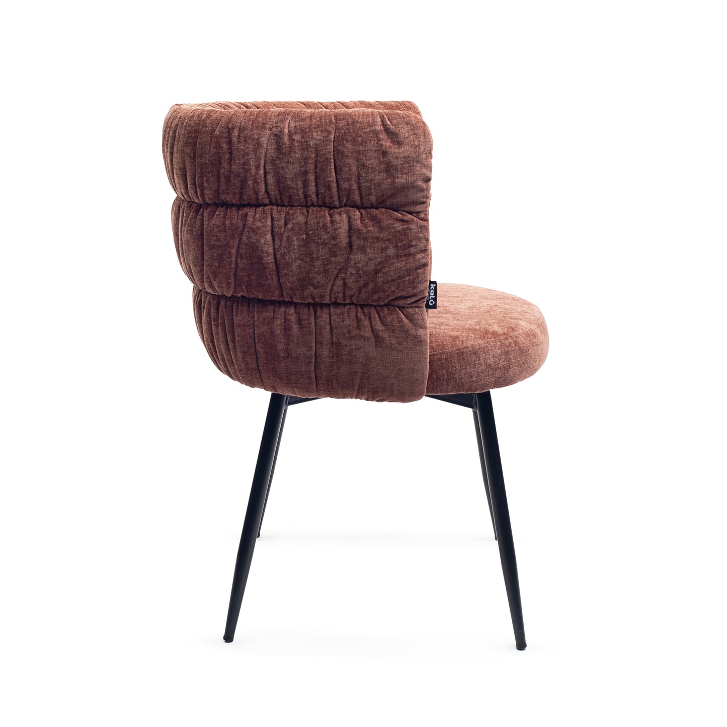 Bronte Chenille Cognac Dining Chair 
