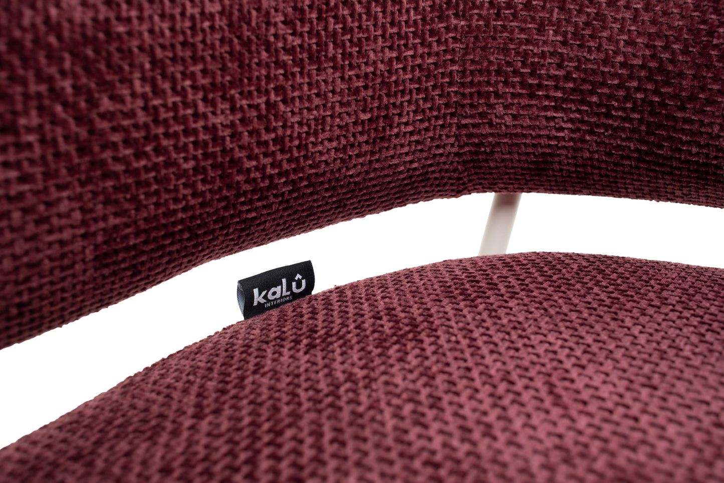 Merlot Dining Chair With Cream Frame