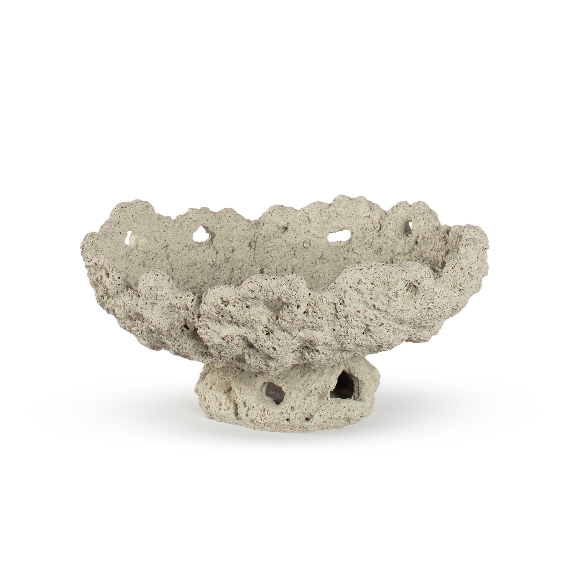 Sand beige coral decor object