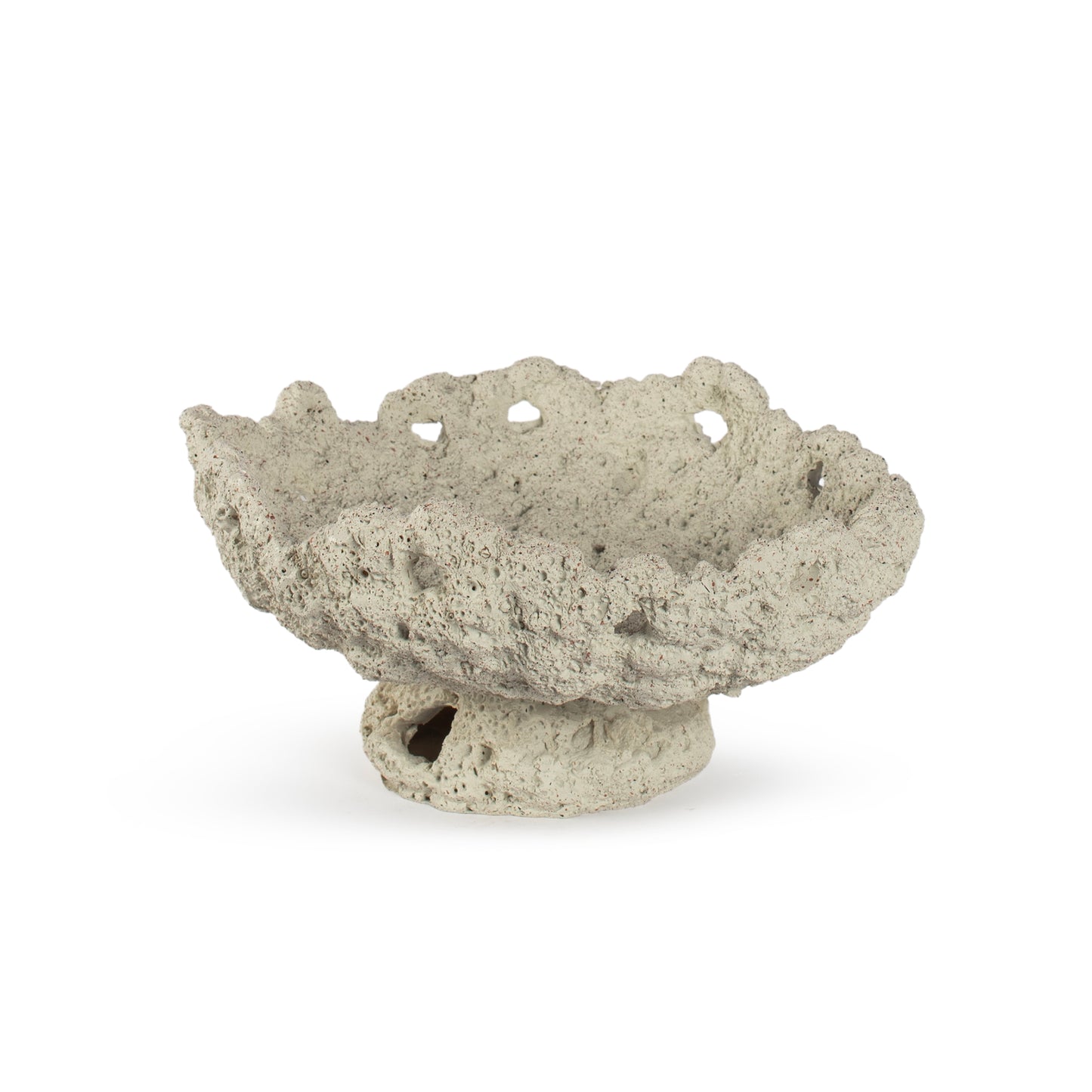 Sand beige coral decor object