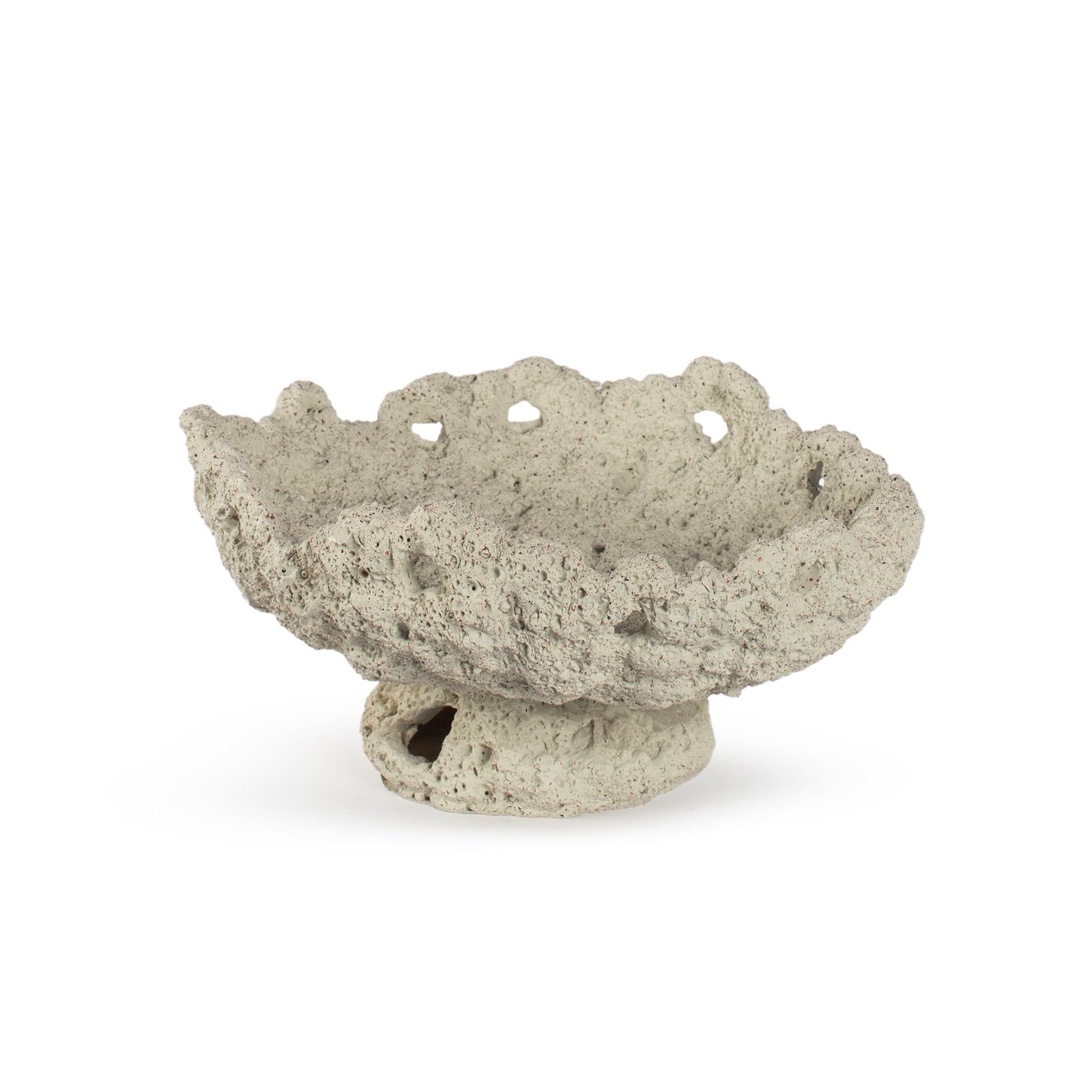 Sand beige coral decor object