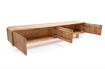 natural wood 2.2M TV Unit