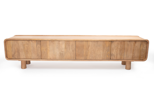 natural wood 2.2M TV Unit