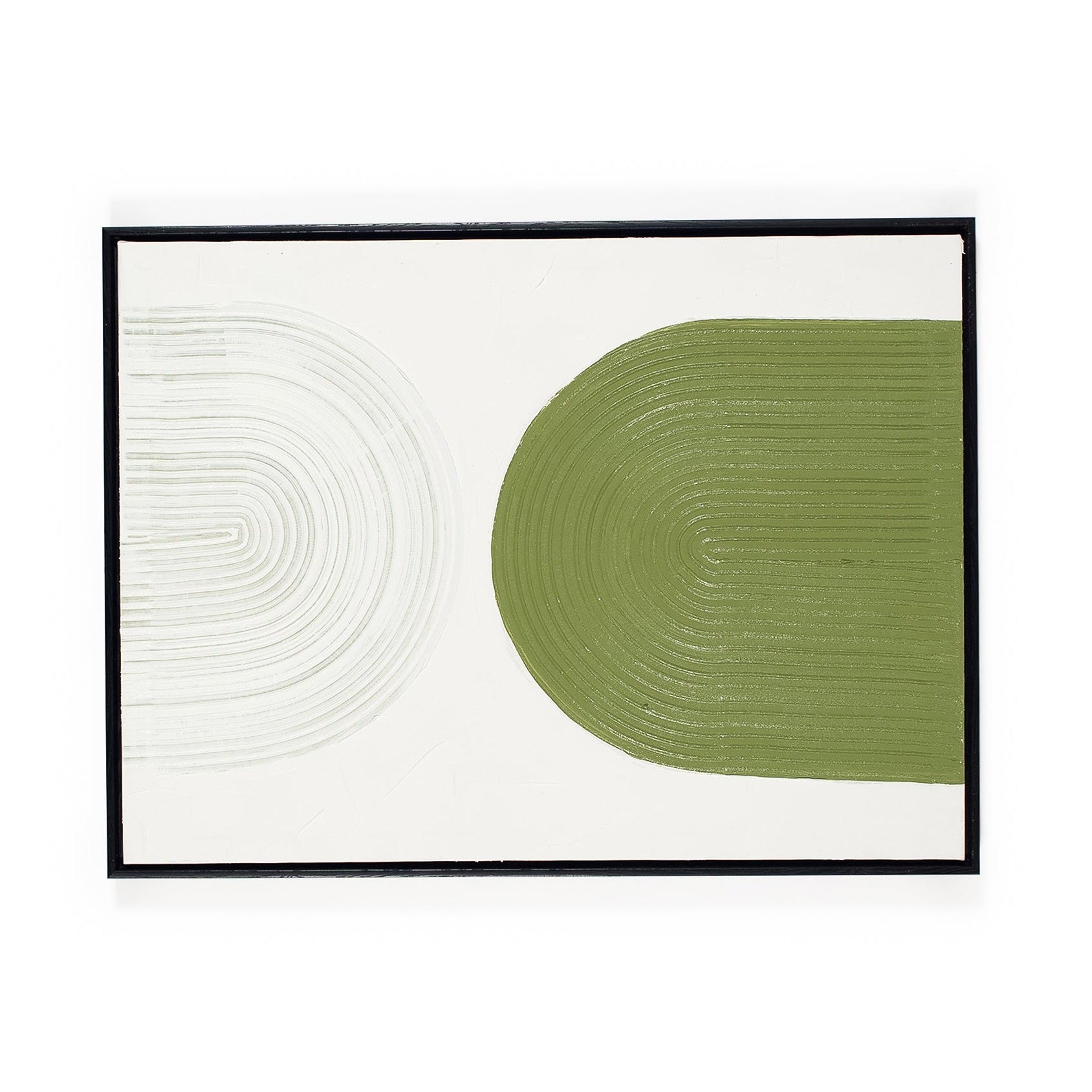 green and cream artwork