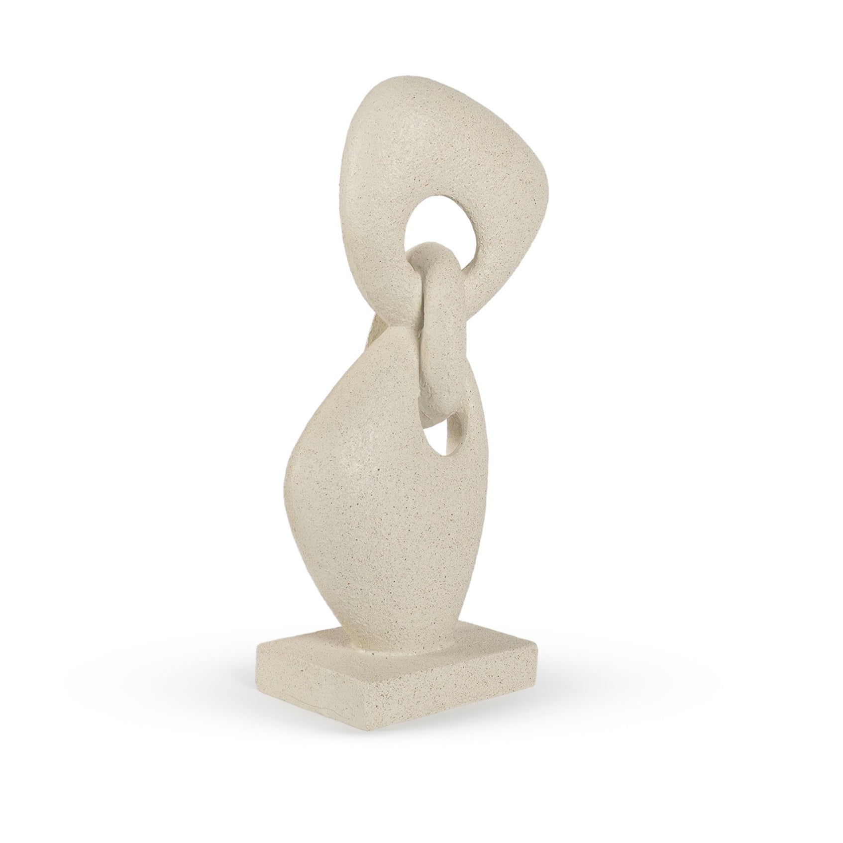 modern sand beige coastal decor object