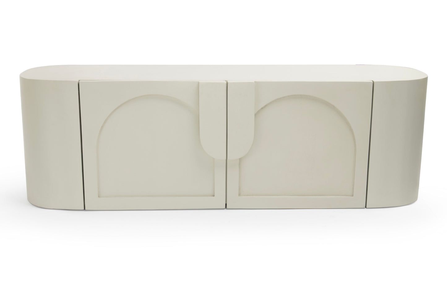 Modern Off White Arch TV Unit