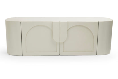 Modern Off White Arch TV Unit