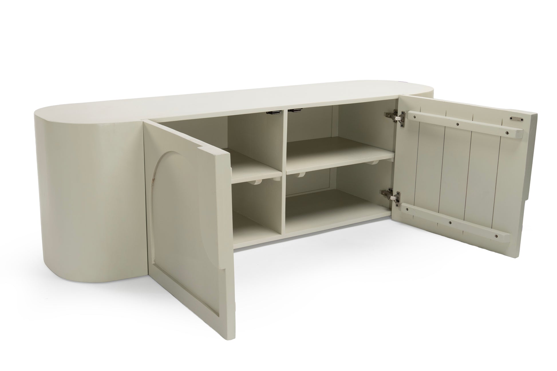 Modern Off White Arch TV Unit