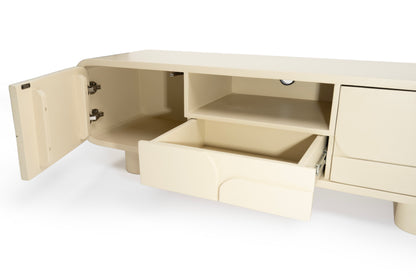 Small Cream TV Unit