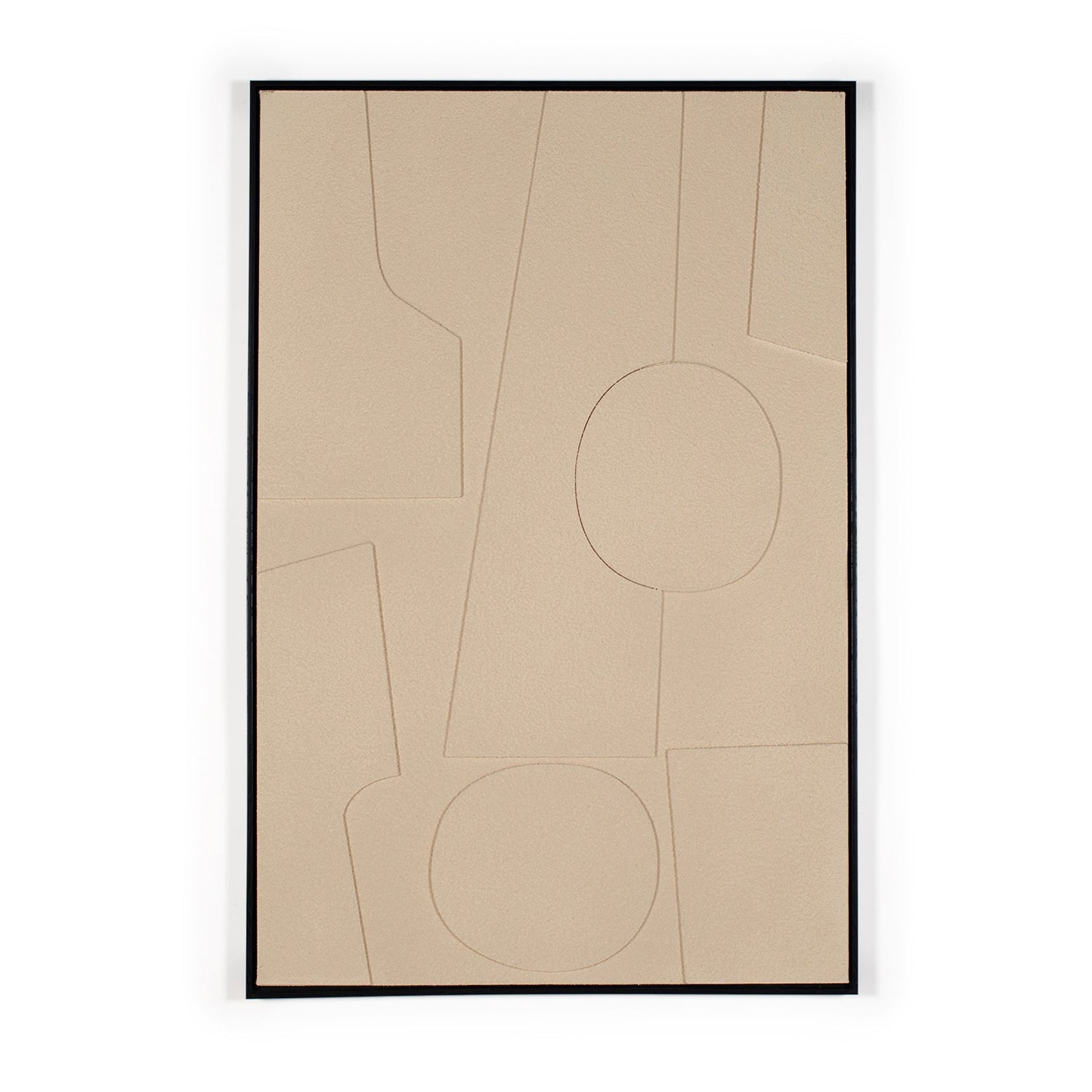 modern beige 3D artwork