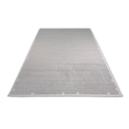 Cream and grey small rug