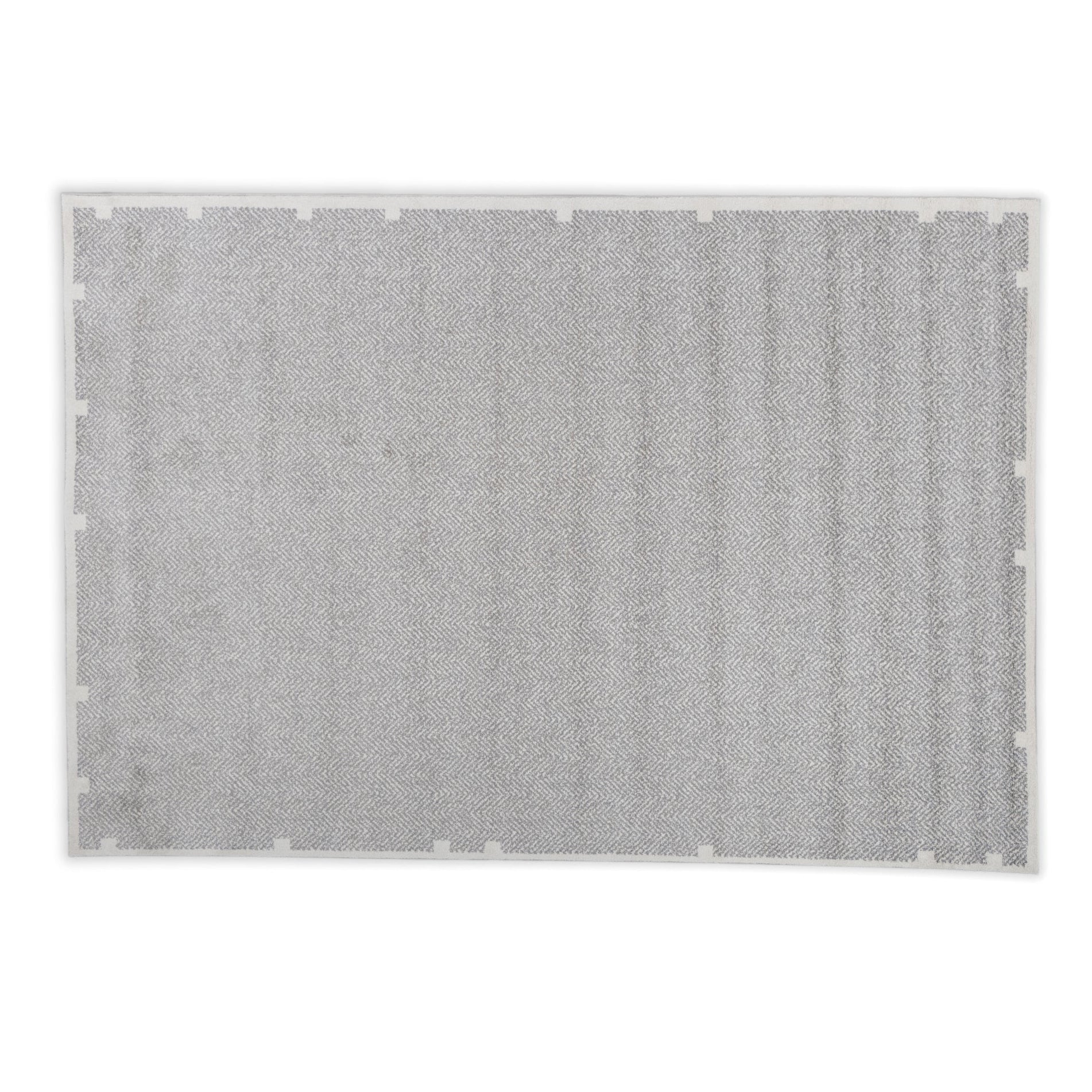 Cream and grey small rug