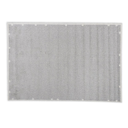 Cream and grey small rug