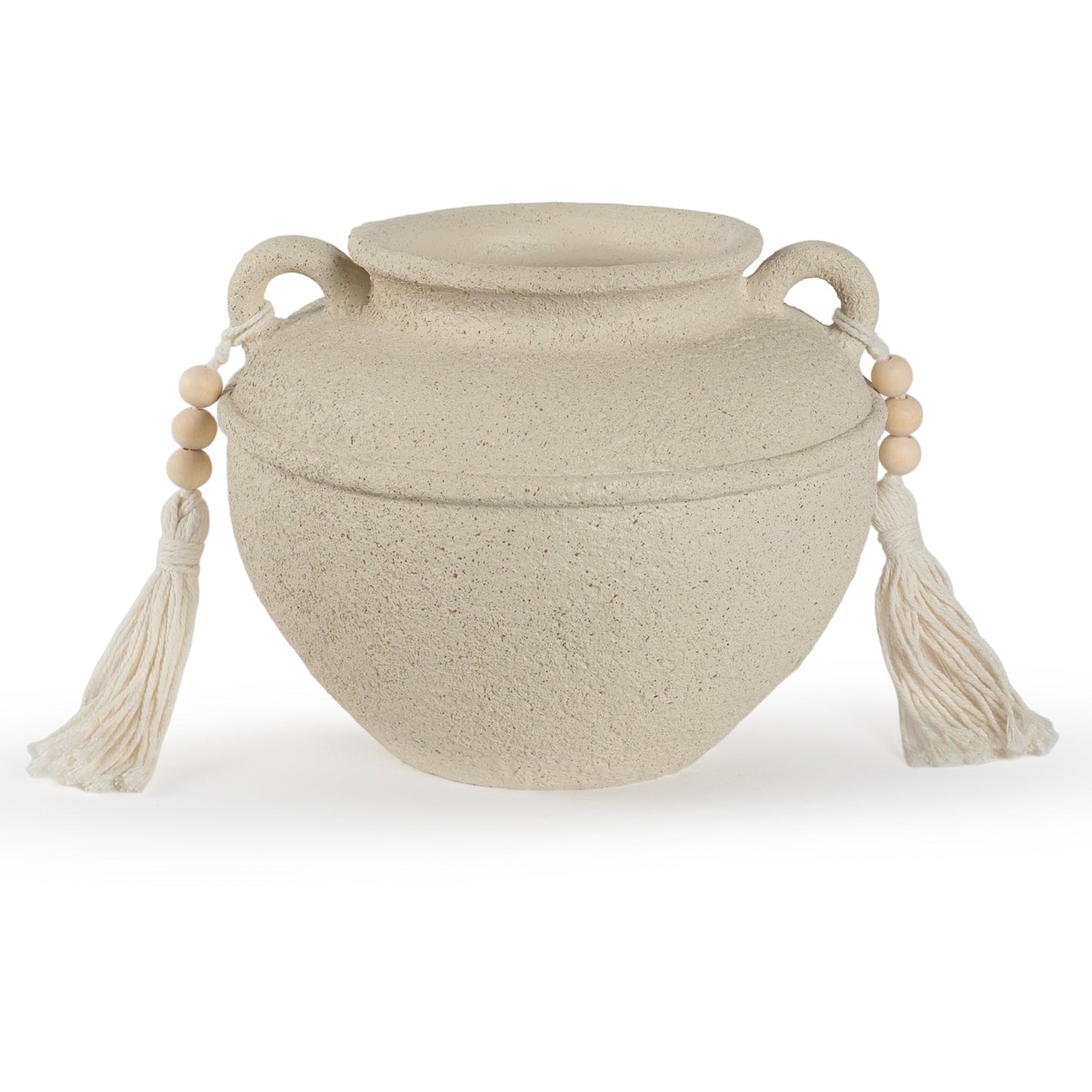 Coastal sand beige decor with tassals