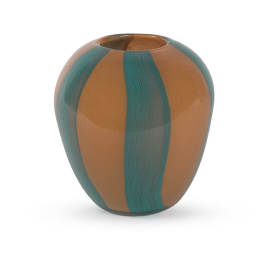 Piasco Glass Orange Blue Decor