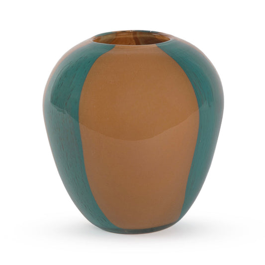 Piasco Glass Orange Blue Decor