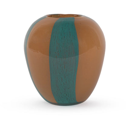 Piasco Glass Orange Blue Decor