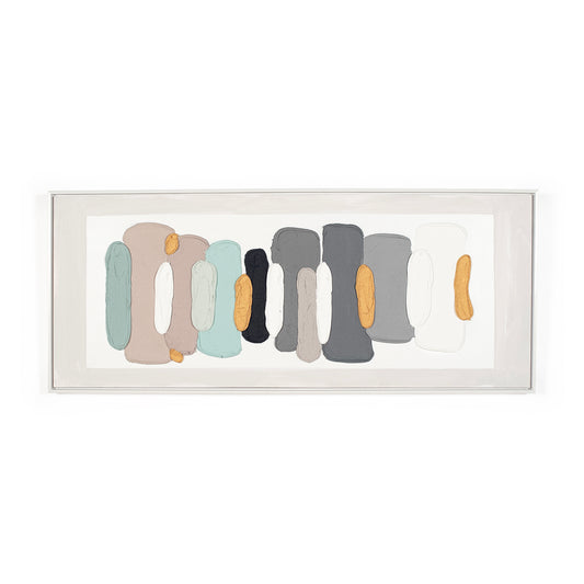 3D layered paint abstract artwork