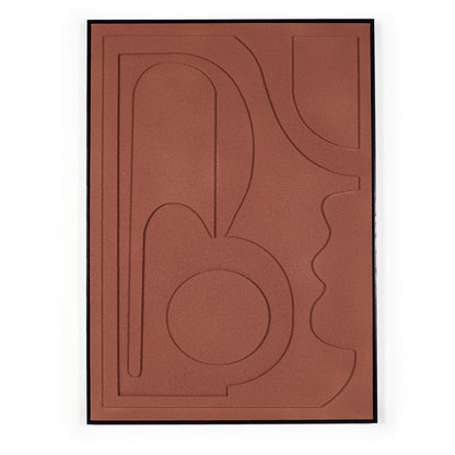 Terracotta 3D wall art 