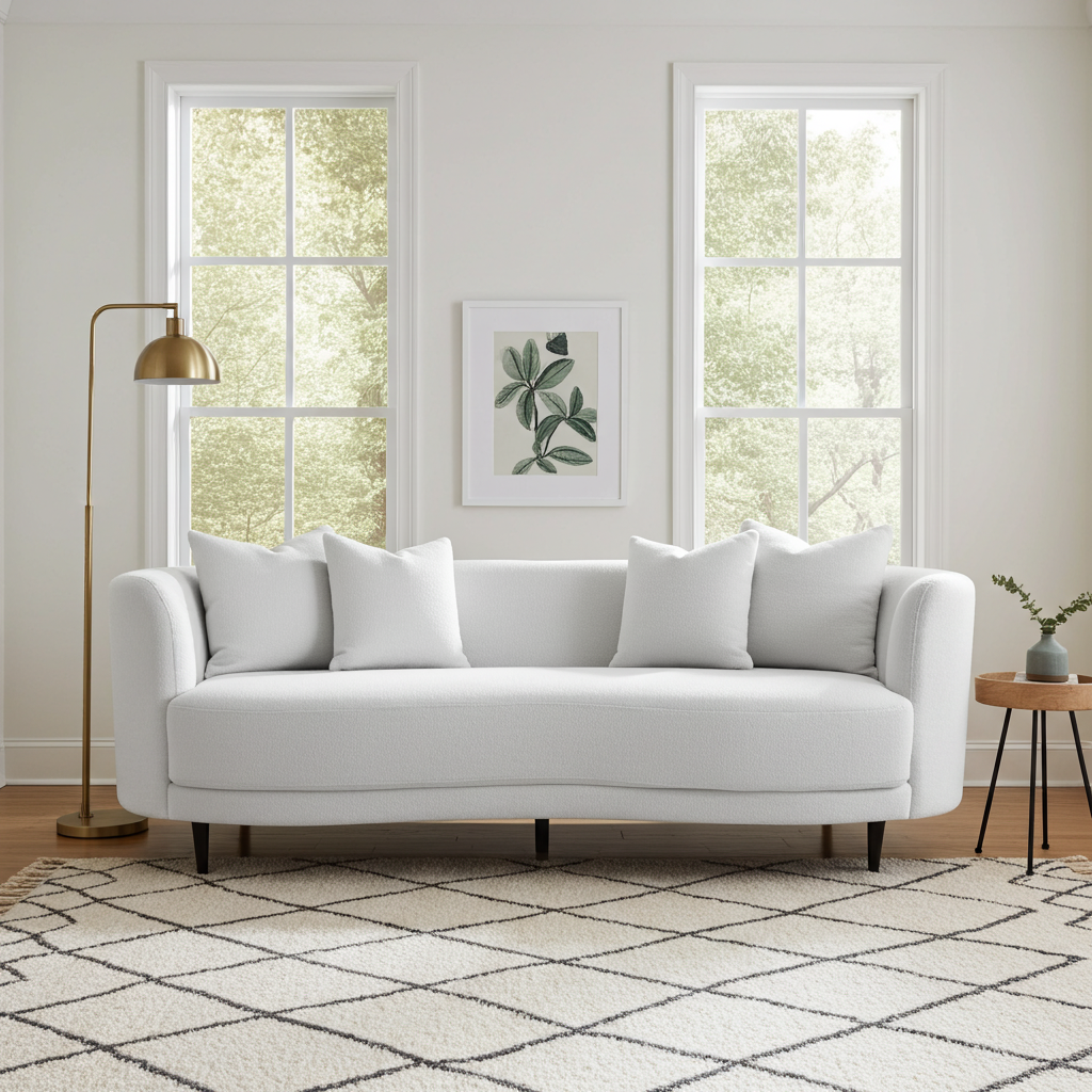 Brookelyn 3 Seater Boucle Sofa