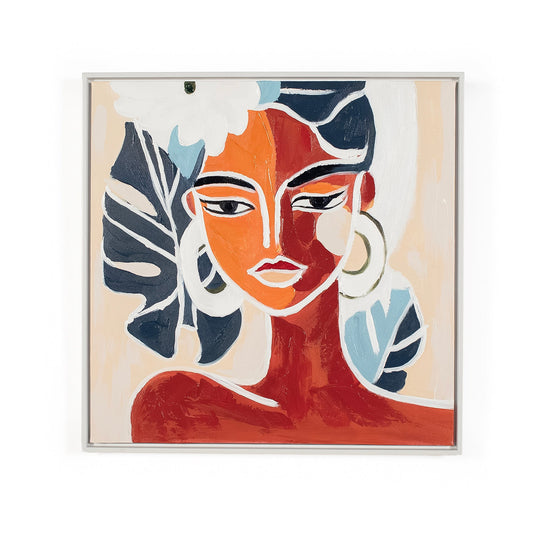 small face of a women artwork