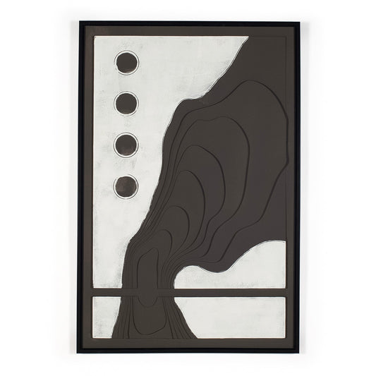 Deep brown and grey artwork