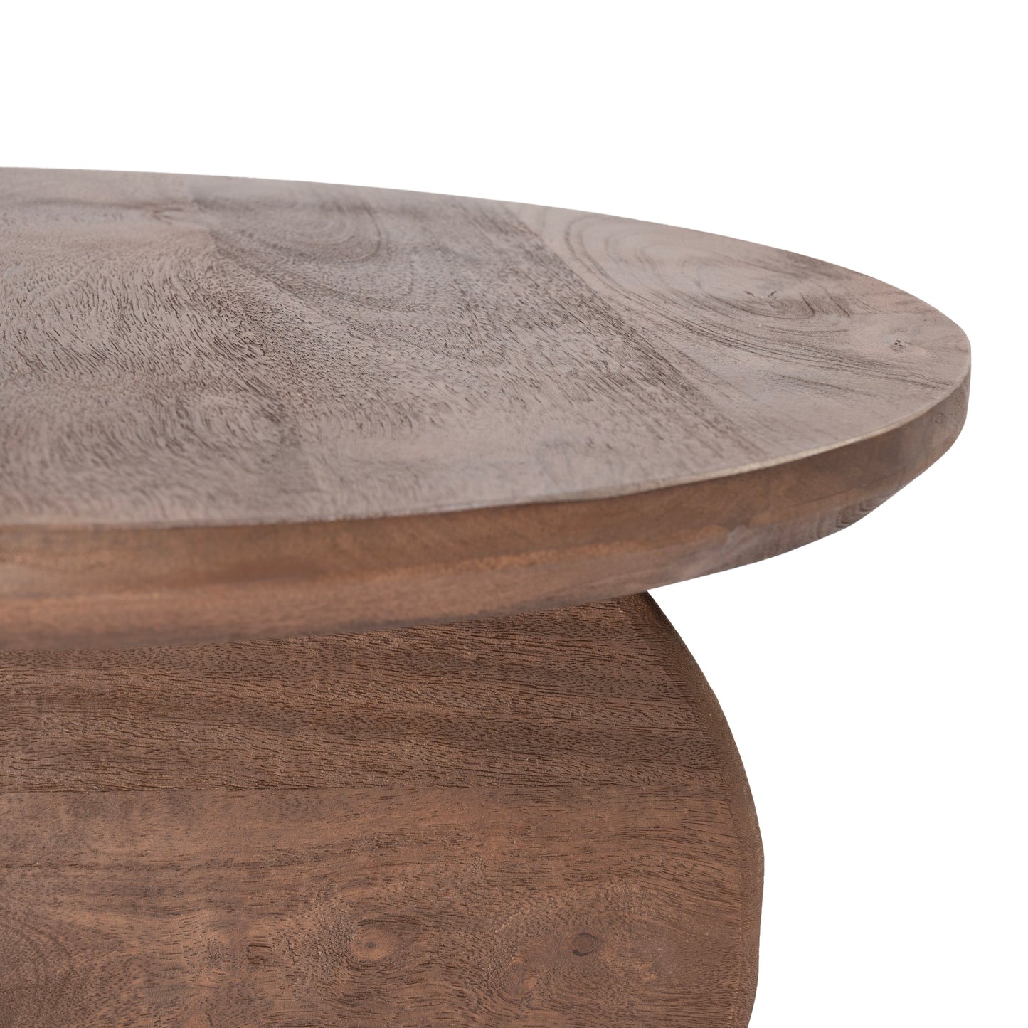 Wooden 70CM circle coffee table