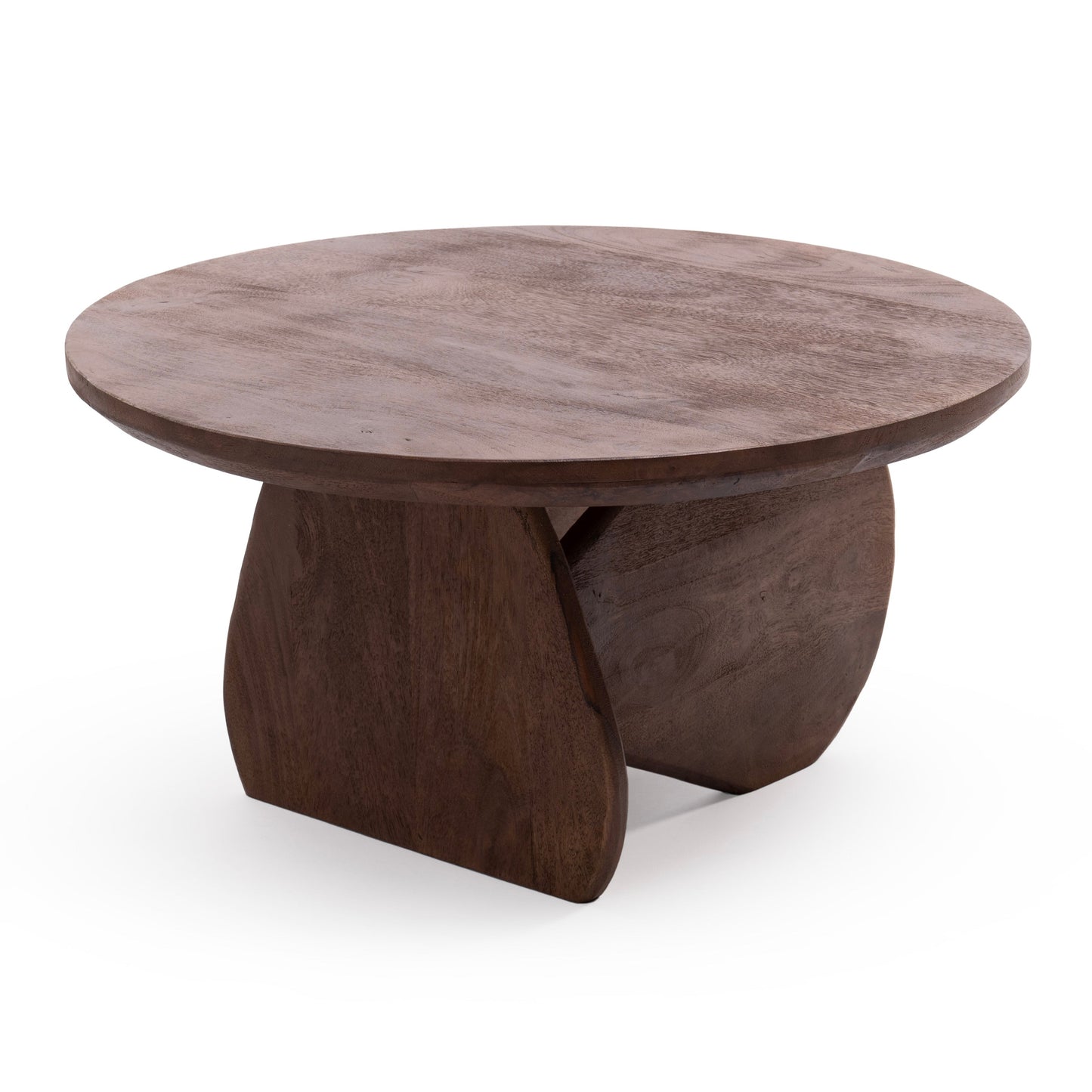 Wooden 70CM circle coffee table