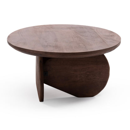 Wooden 70CM circle coffee table
