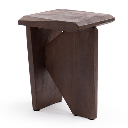 Handcrafted Walnut Side Table