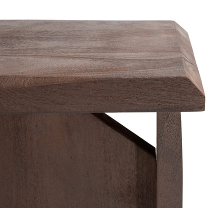 Handcrafted Walnut Side Table
