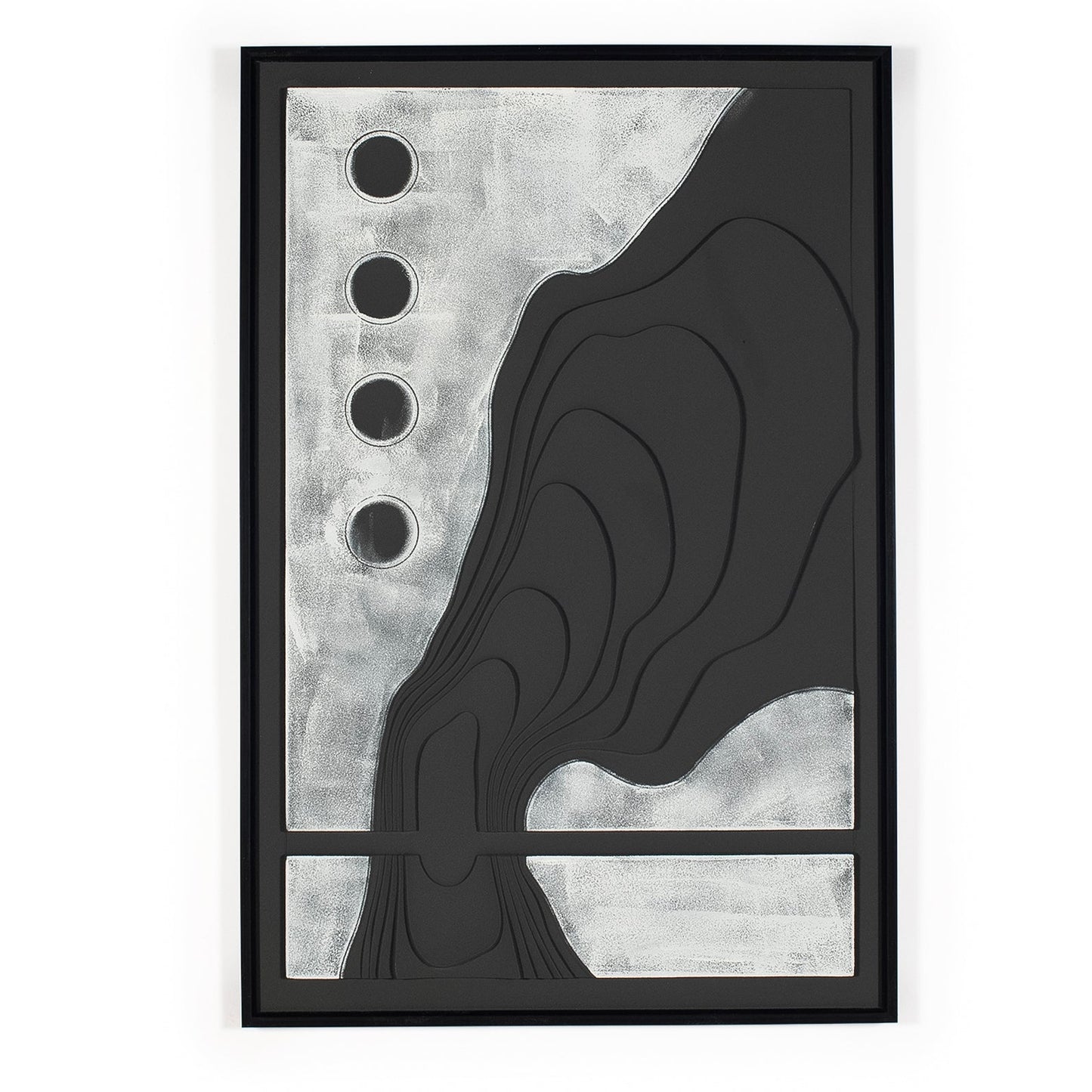 Summit 3D Medium Grey 120 X 80 Artwork