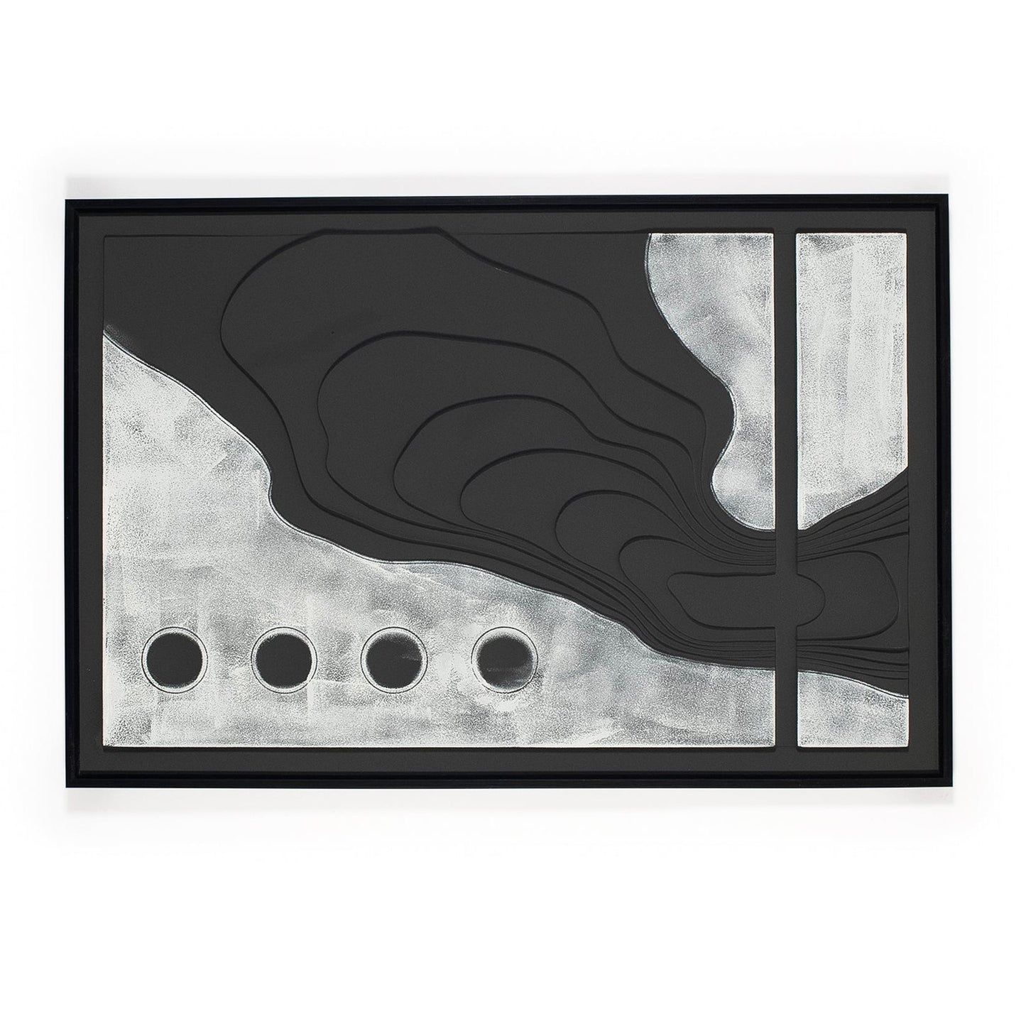 Summit 3D Medium Grey 120 X 80 Artwork