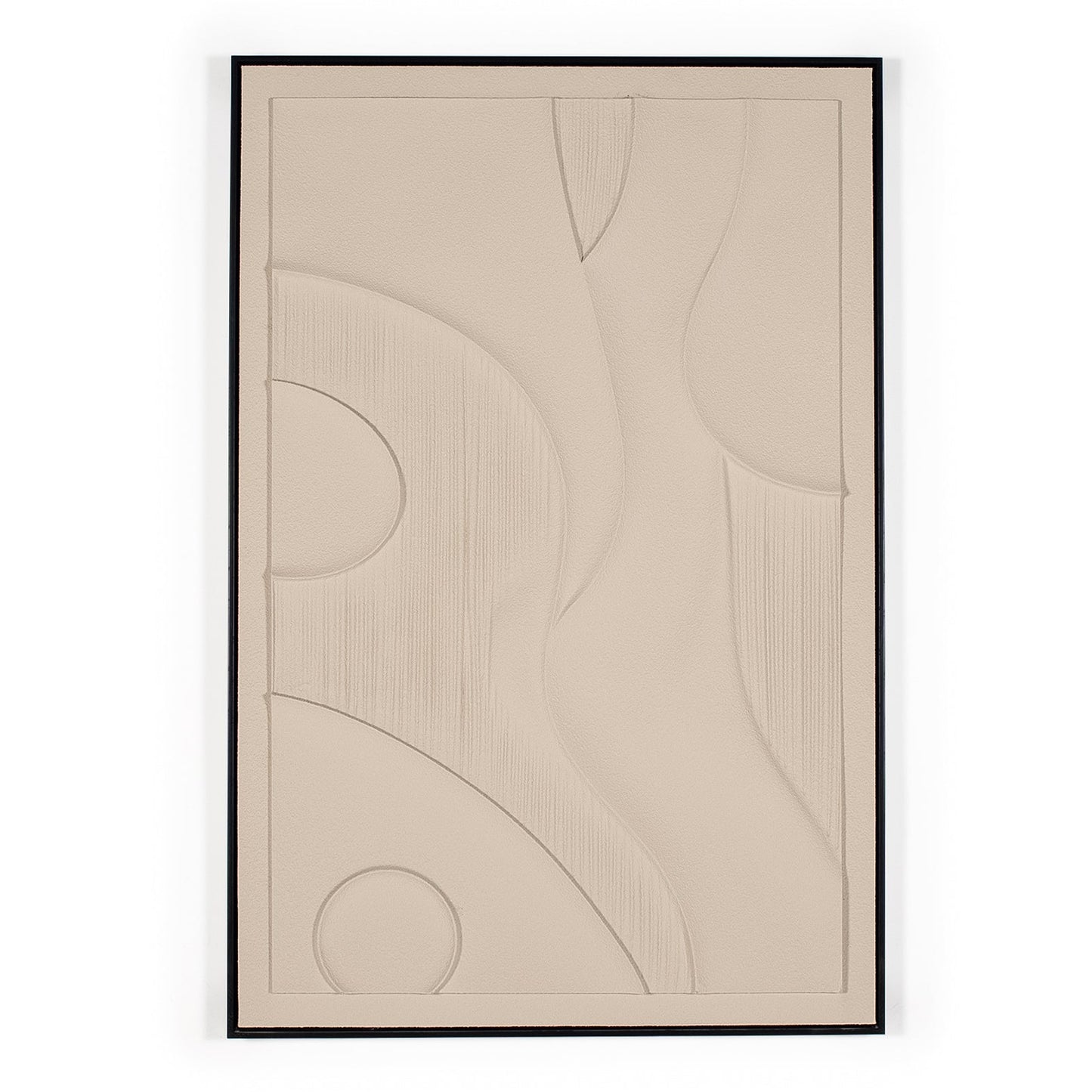 3D Sand beige modern artwork