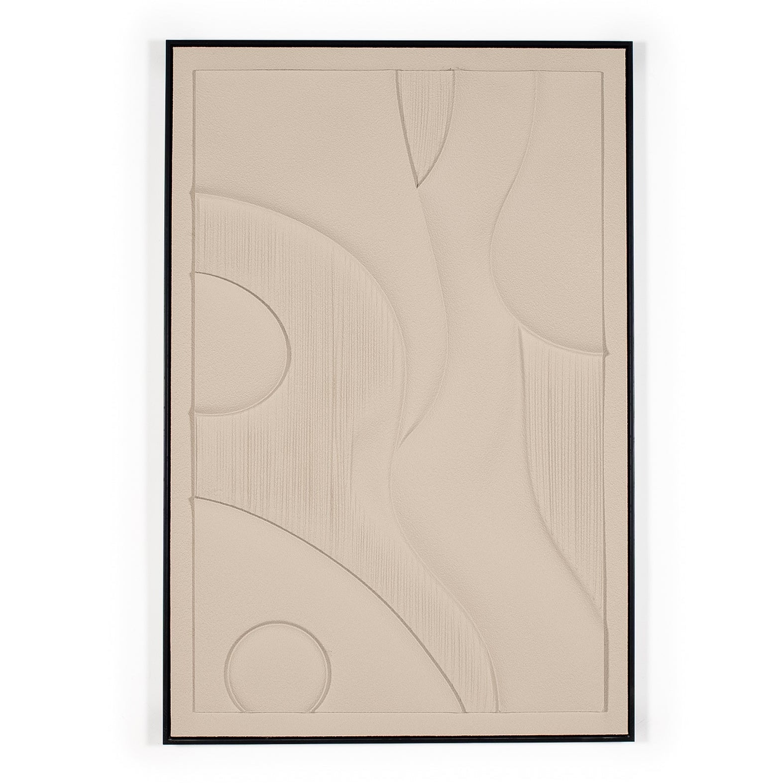 3D Sand beige modern artwork