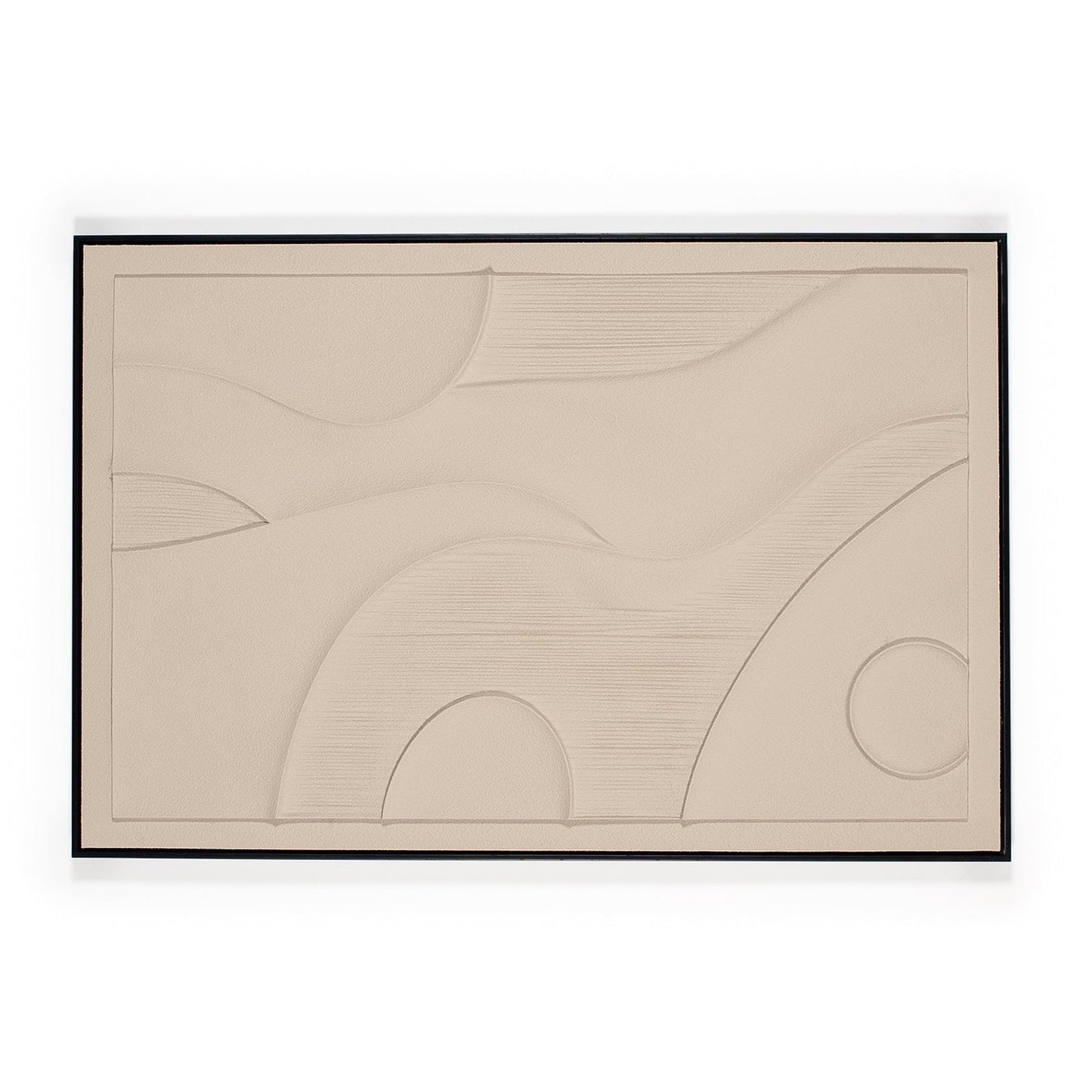 3D Sand beige modern artwork