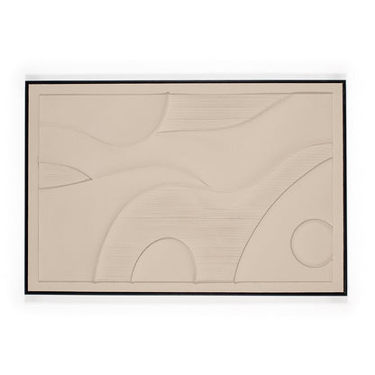 3D Sand beige modern artwork
