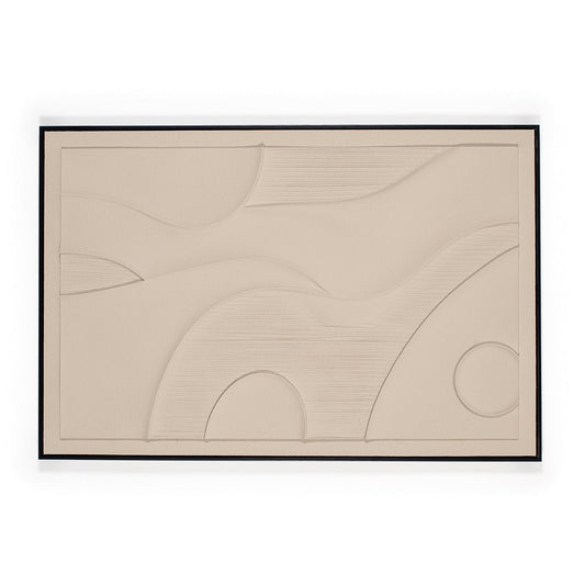 3D Sand beige modern artwork