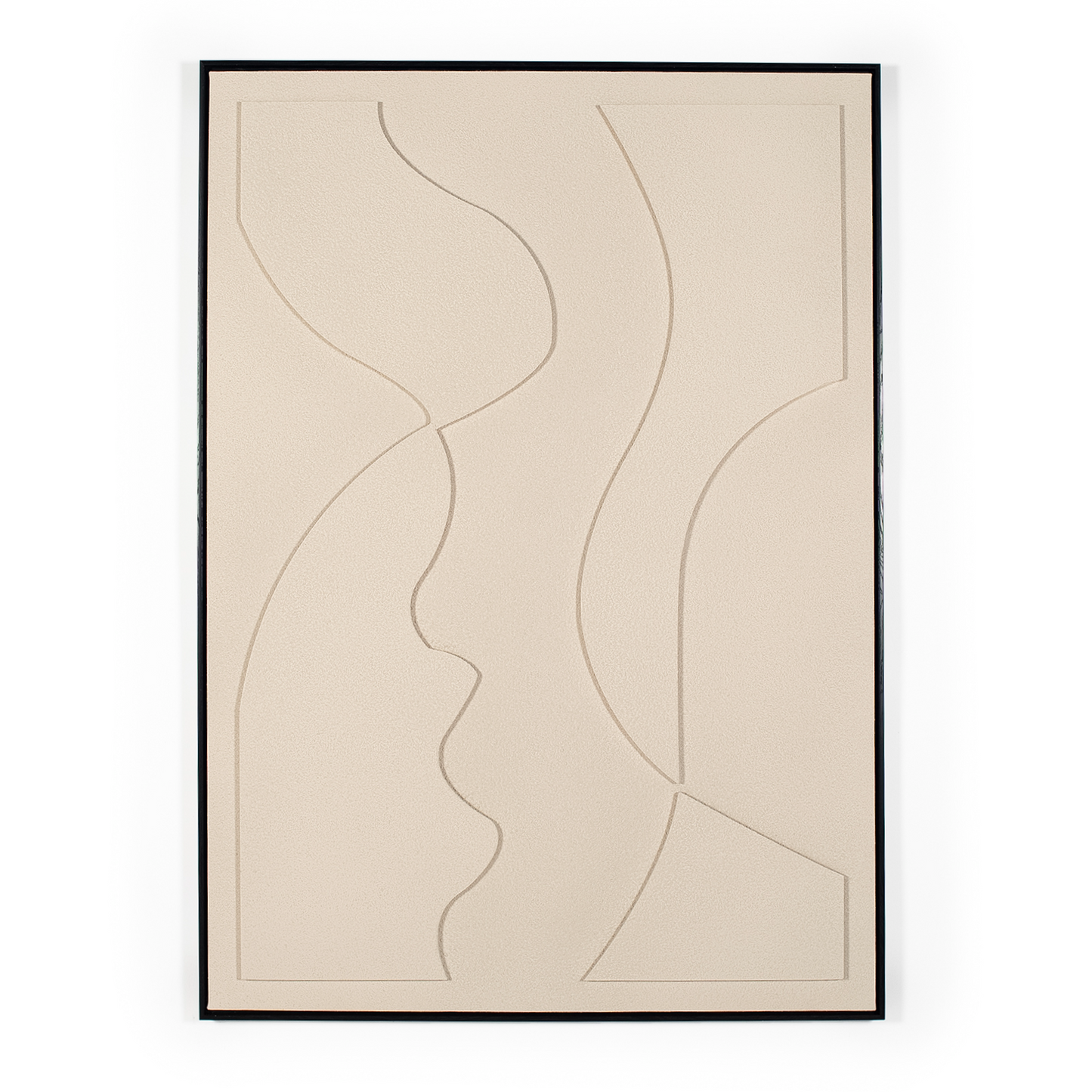 Sand beige modern 3d Artwork