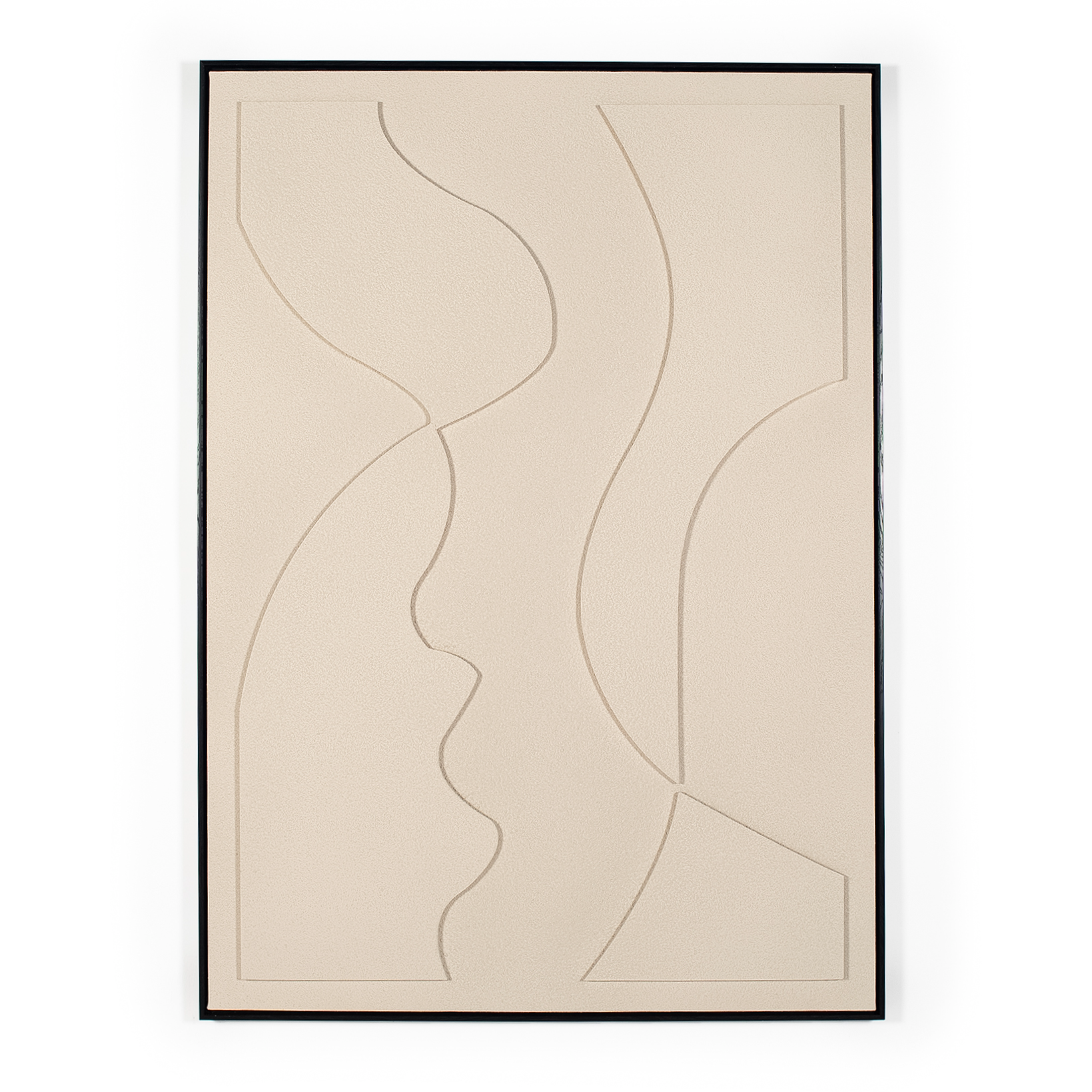 Sand beige modern 3d Artwork